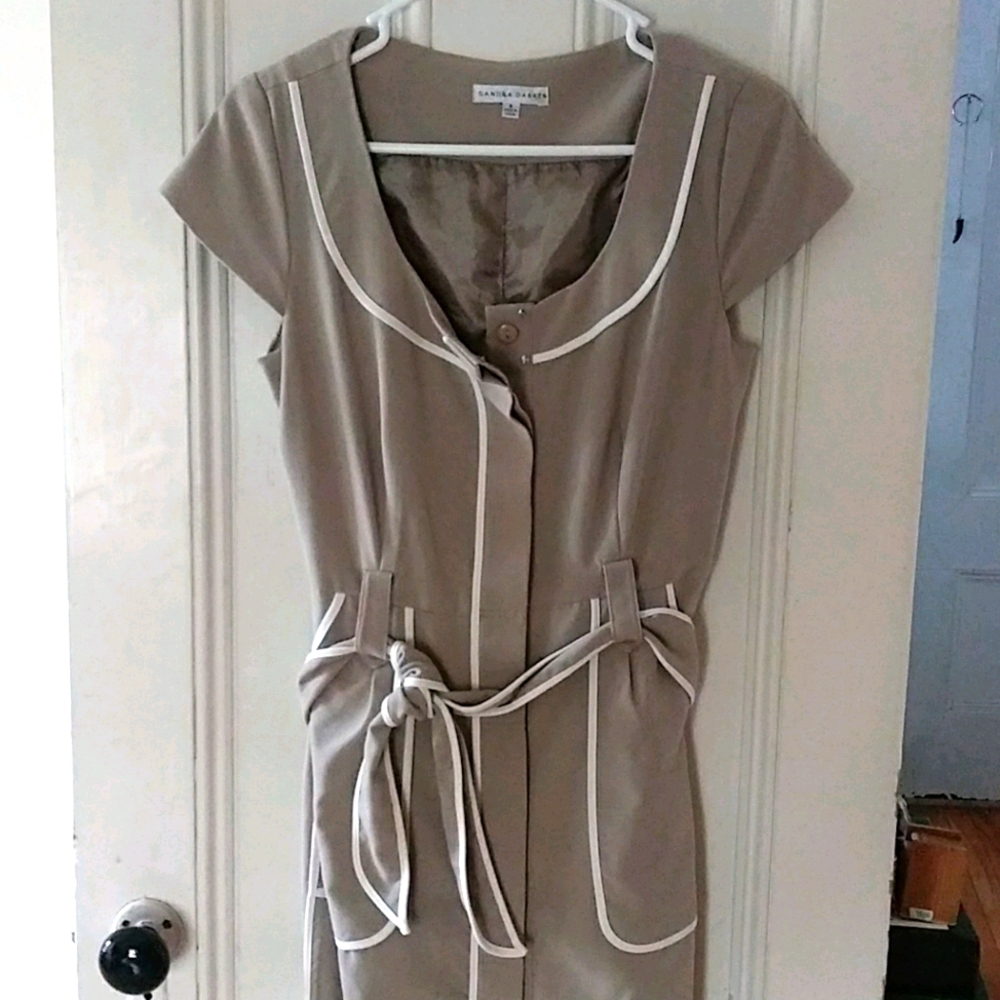 Sandra Darren Dress size 6 work casual spring summ